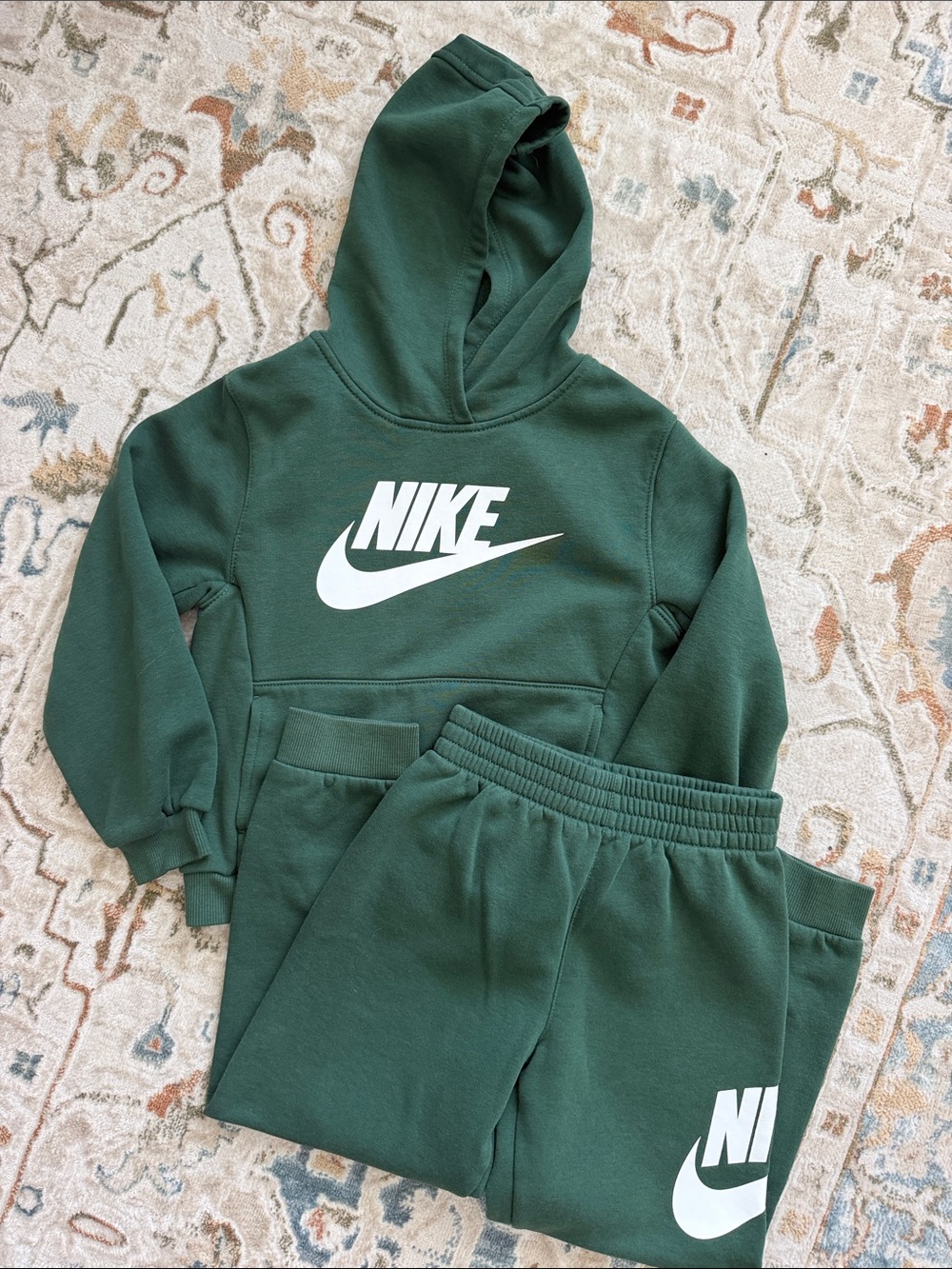 Nike Kids Forest Green Hoodie & Jogger Set size 7